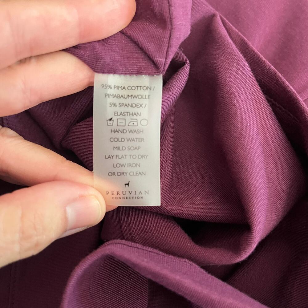 Peruvian Connection Natasha Square Neck Purple Dr… - image 5